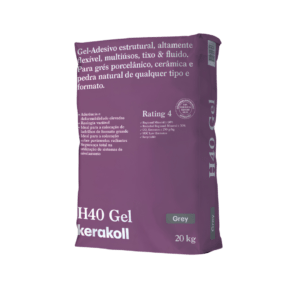 Kerakoll H40 Gel Branco 20kg – Cimento Cola Flexível para Porcelânico e Grandes Formatos